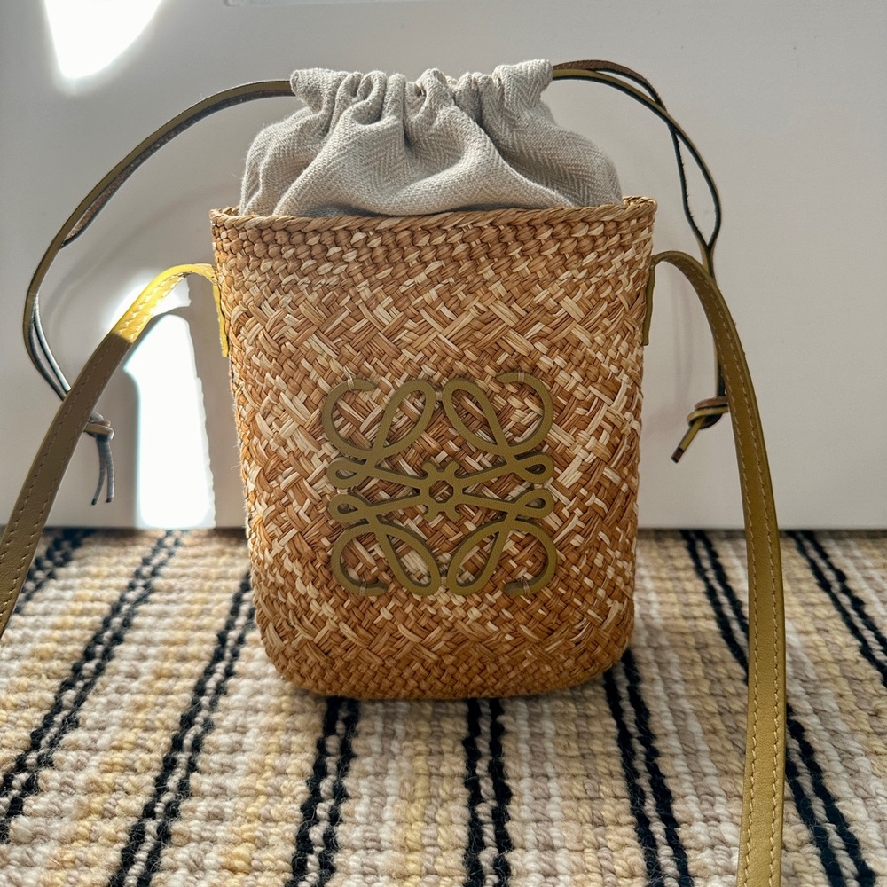 Loewe Paula’s Ibiza small straw bag